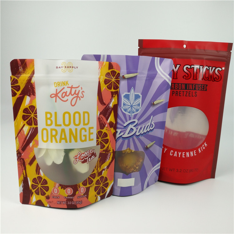 Van de de Verpakkingszak van Edibles Mylar van de uitgangsritssluiting de Gravuredruk