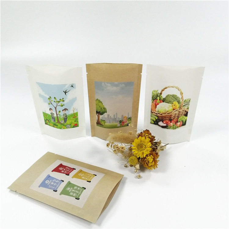 Biologisch afbreekbare het Document van 100mircon VMPET Kraftpapier Verpakkende Zak