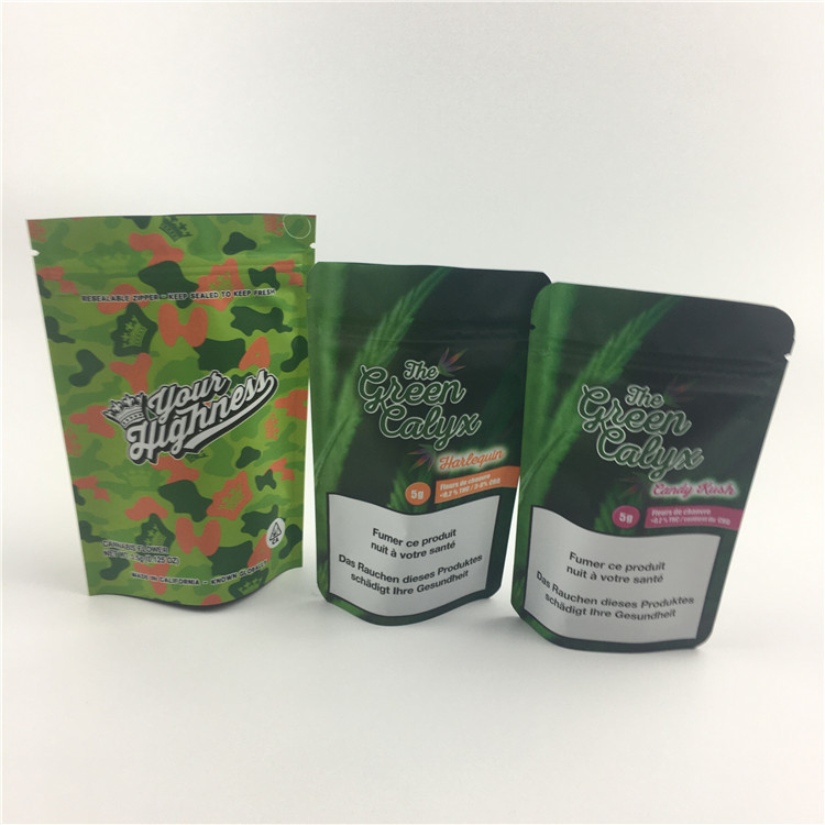 De Foliezak die van douanelogo plastic candy edible mylar Gedrukte Opnieuw te gebruiken verpakken