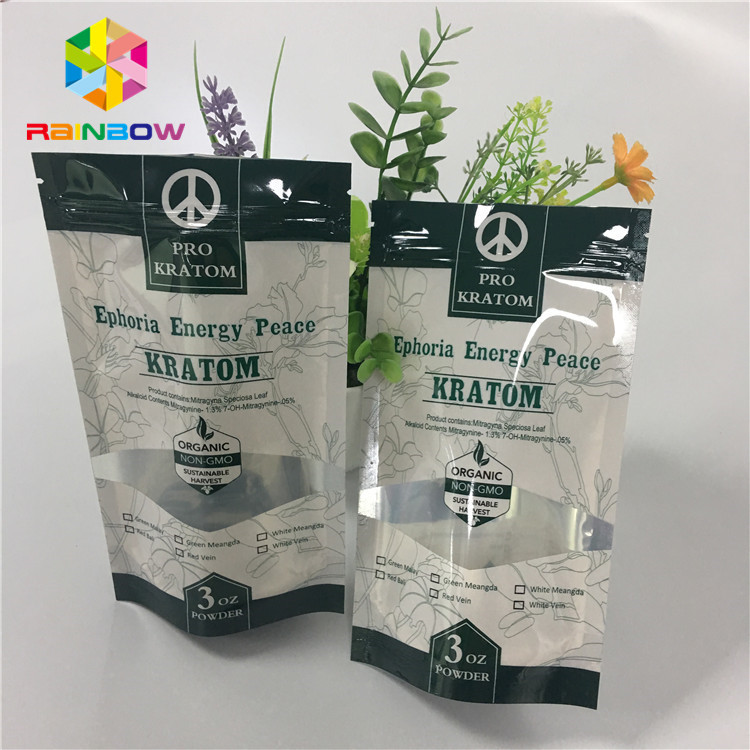 Resealable de Ritssluitingstribune van Mylar van het Geurbewijs op Zakken met Venster