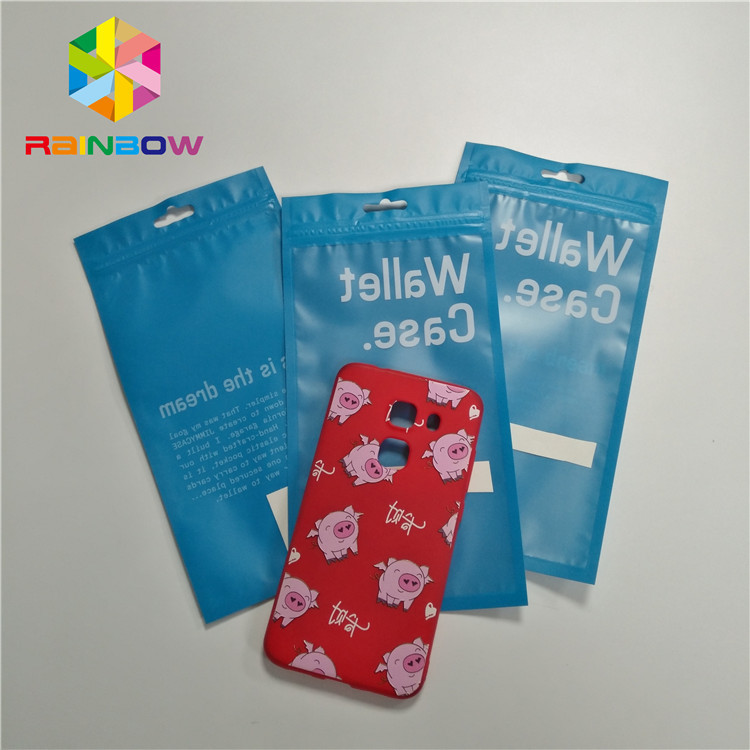 Ritssluitings Duidelijke Steen 3 Zijverbindings Vlakke Zak voor de Dekking van het Telefoongeval/Kabels Verpakking