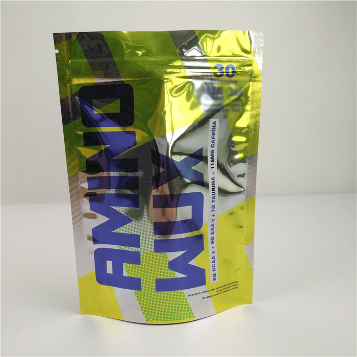 Plastic Zakken die van de snack de Glanzende Gekleurde Ritssluiting Geurbewijs verpakken