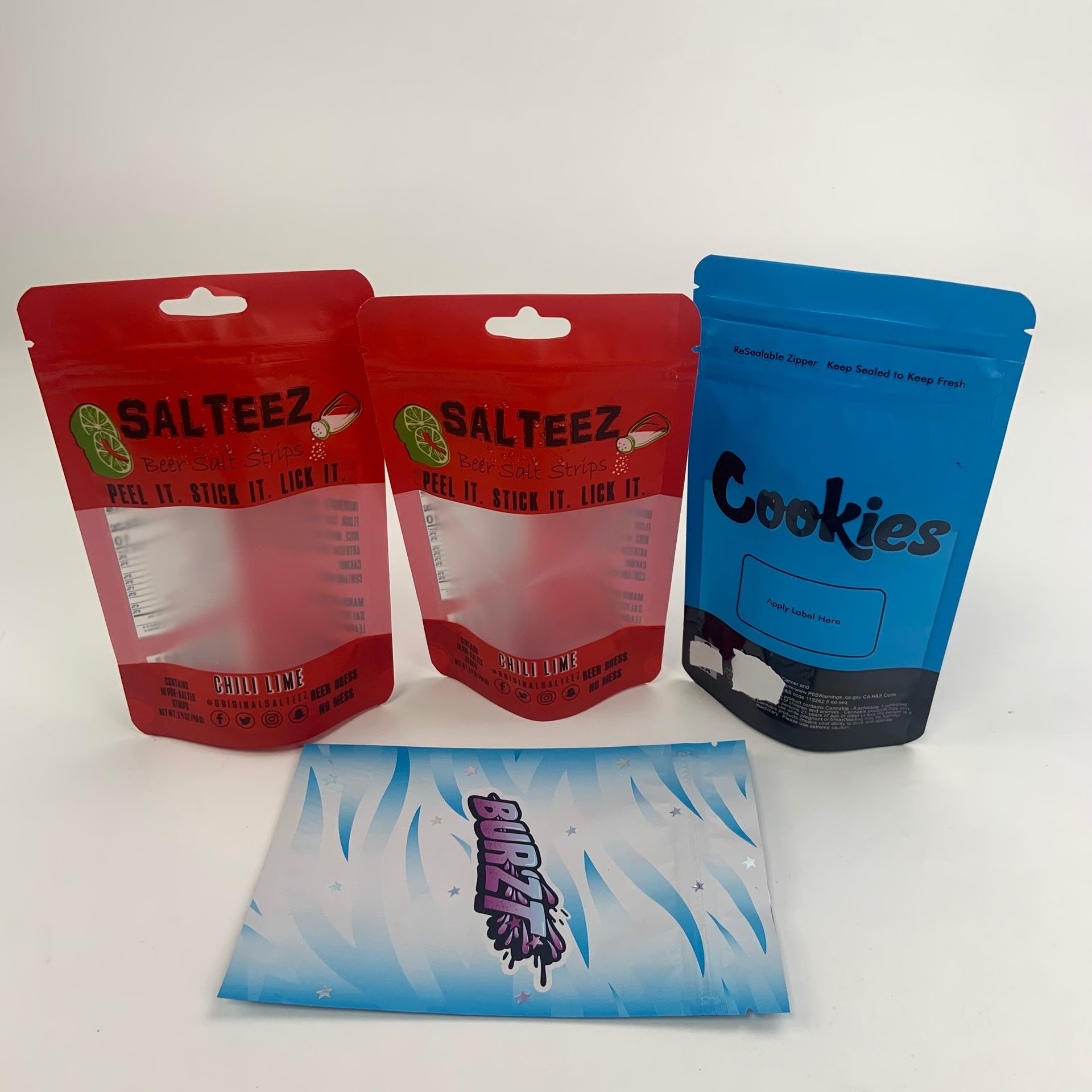 CBD-de Folie van Mylar van het Olie Duidelijk Venster Plastic het Kindbewijs van de Verpakkingszak