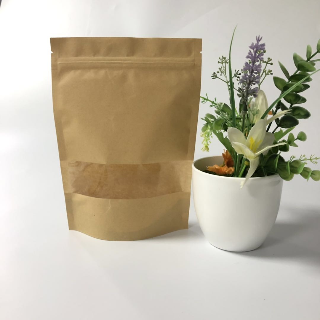 Voedselopslag die Kraftpapier-Ritssluitingstribune op het Embleem van de Zakdouane verzegelt