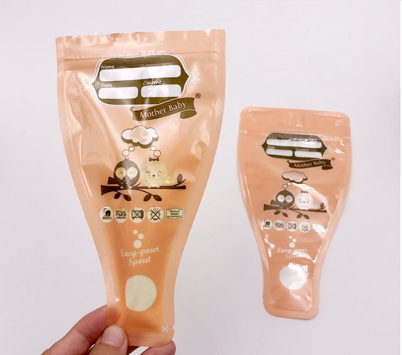 Doet de pre Gesteriliseerde Bevriezende de Moedermelkopslag van 8oz Dubbele Verzegelde Ritssluiting in zakken