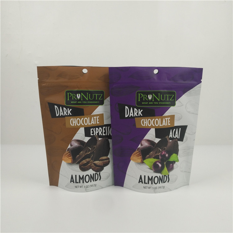 Drukte de de Ritssluitings Plastic Douane van de voedselrang omhoog Tribunezakken voor Chocoladereep