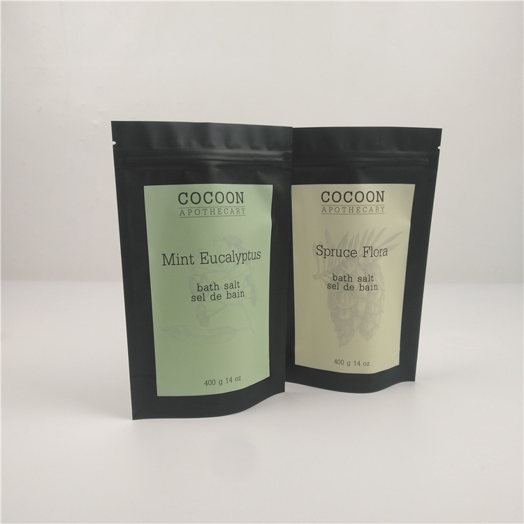 De vochtbestendige 14 Oz-Resealable Zakken van de Ritssluitingsfolie voor Lichaam schrobben