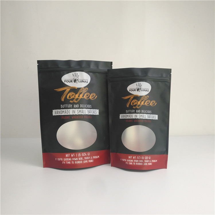 Gedrukte de douane lamineerde Eetbare Mylar-Suikergoedvoedsel Verpakking met Venster