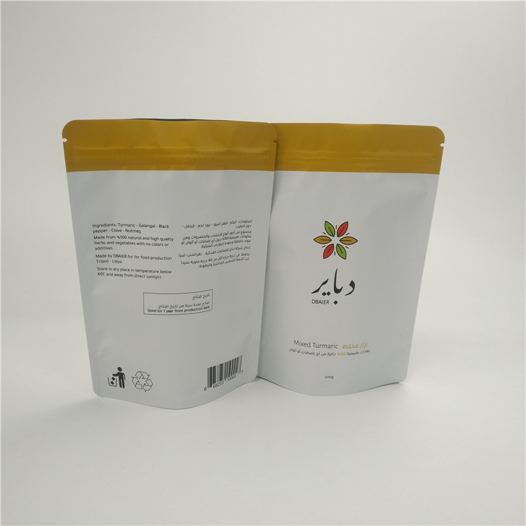 Gemengde PE van het Kurkumapoeder MOPP VMPET van het Voedselzakken van Eco Vriendschappelijke de Gravuredruk