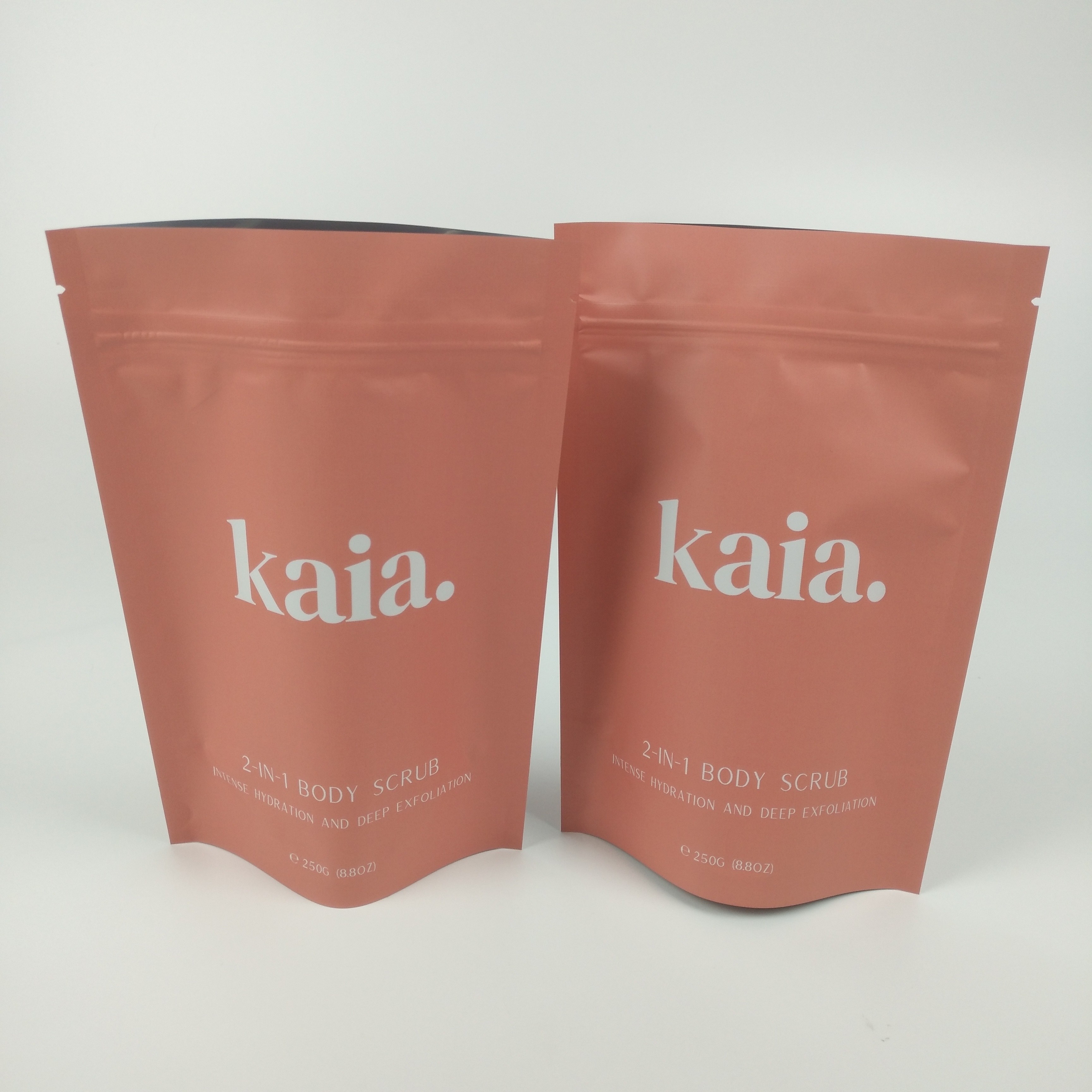 Kosmetische Plastic Tribune op de Zak Matt Finished Resealable van de Ritssluitingsbarrière