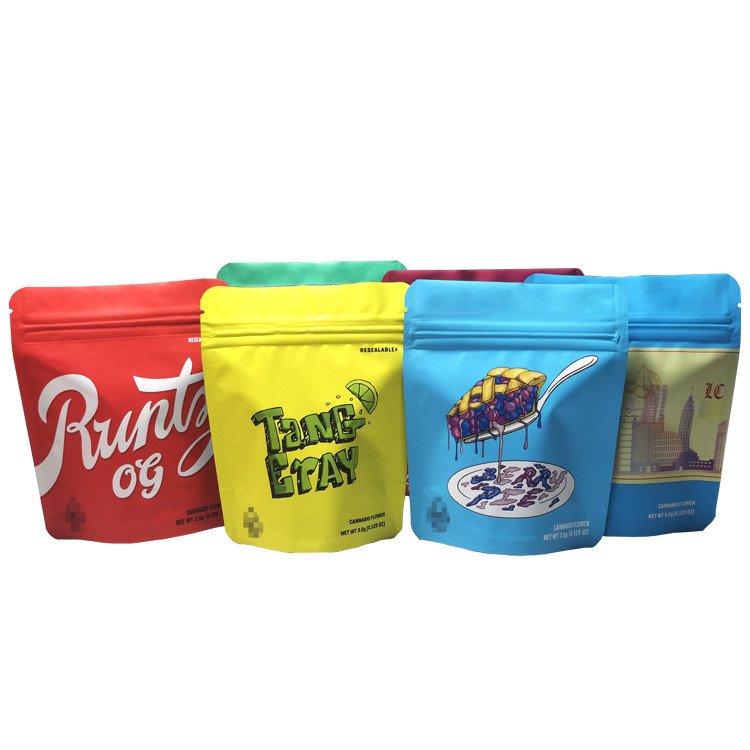 van de de Premiebloem van 3.5g 7g 14g 1oz 1lb de de Zakdouane drukte Folie Gelamineerde van het de Geurbewijs van Mylar Verpakkende de Ritssluitingszak