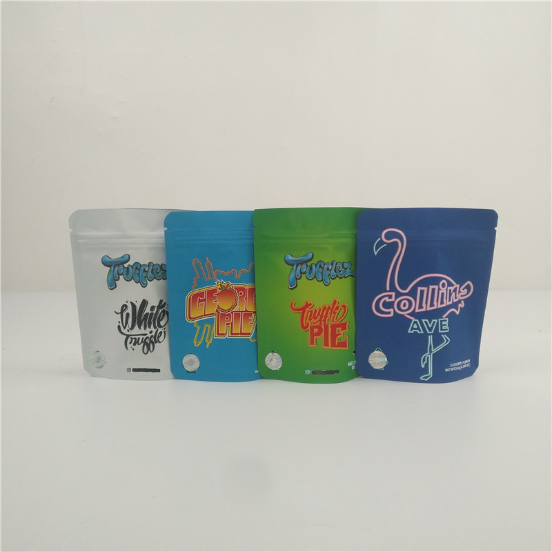 van het het Bewijssuikergoed van de 3,5 Zakkengeur van g Edibles Mylar Verpakkende de Zak Zachte Kleverige Eetbare Zak