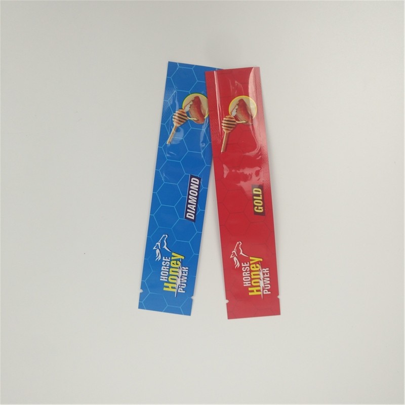 Aluminiumfolie Plastic Honey Stick Pack Sachet Packaging Sugar Candy Food Bags