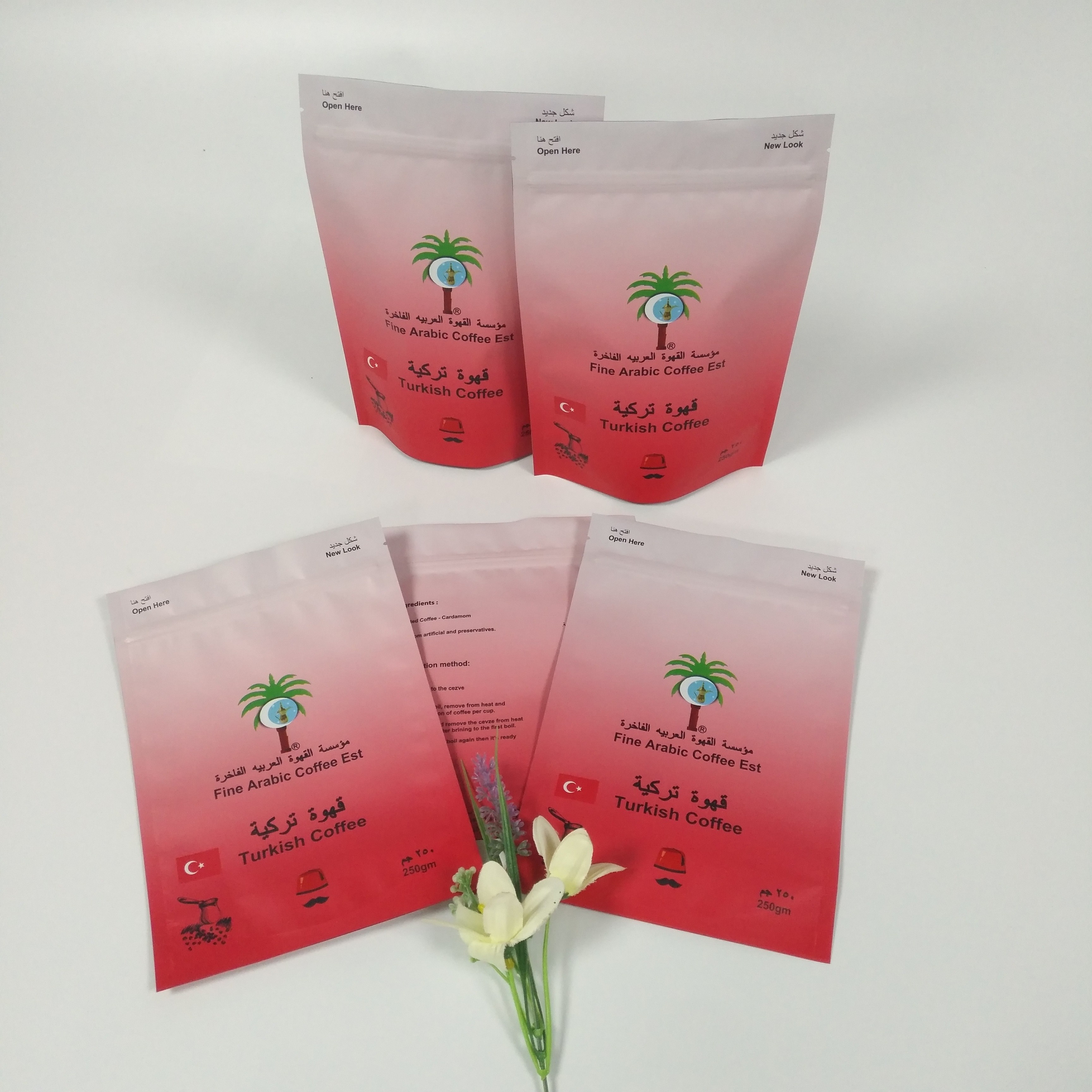 Steen CMYK de Zak van de 150 Micronsnack Verpakking voor het Poeder van de Snackkoffie