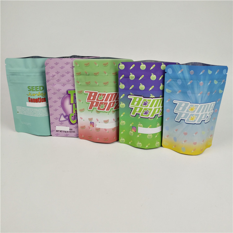 PMS-van het Onkruidmylar van het Geurbewijs Zakken van de de Zakken de Folie Gelamineerde CBD Ritssluiting