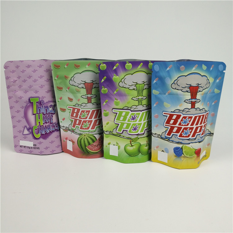 3.5G de Ritssluiting van onkruidmylar doet Gelamineerde Materiële Voedselrang in zakken