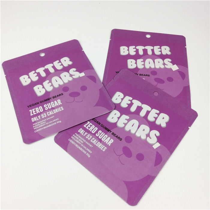 De koekjes Kleverige CBD Edibles dragen de Zak MOPP van de Ritssluitingsfolie 200 Microns