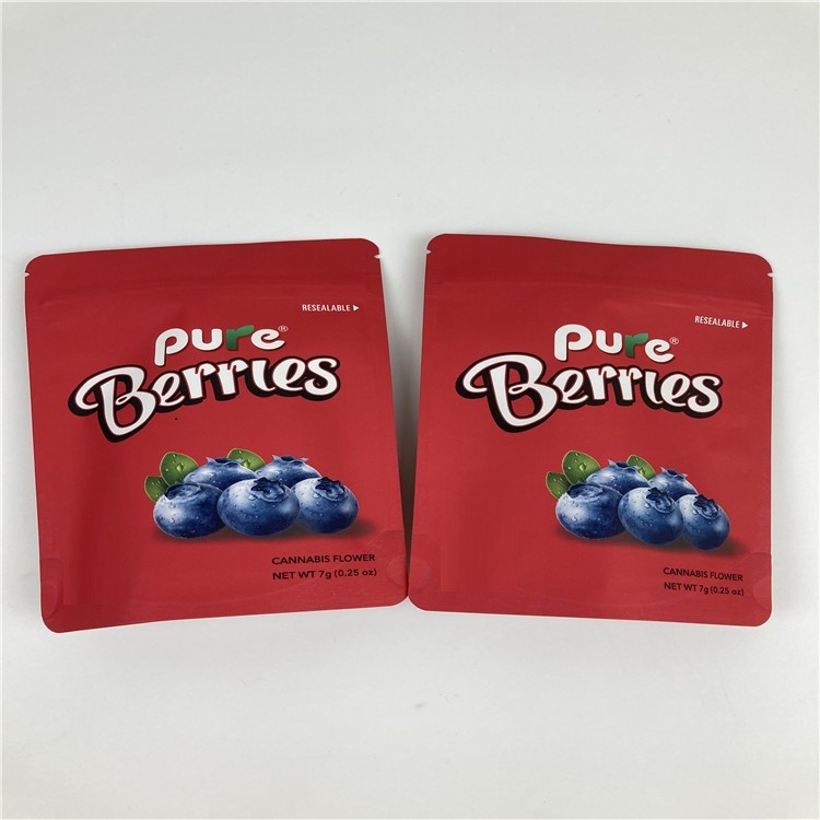 Van de de Cannabisbloem van BOPP VMPET 1/8oz van de de Zak3.5g Cbd Ritssluiting Verpakkende de Foliezak