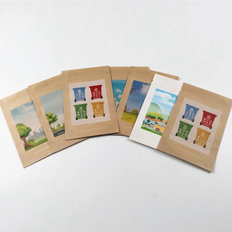 Maïszetmeelsgs MOPP 50mic Fruitdocument Verpakkende Gevoerde Zak PLA