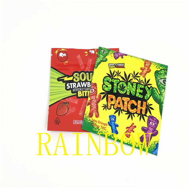 de Hitte van 100mic Edibles CMYK - van de de Foliezak van verbindingsmylar Suikergoed 80x100mm VMPET