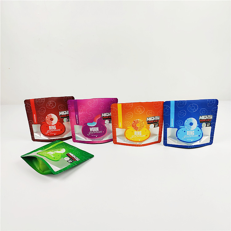 Van de de Gravuredruk van 3.SA8000 QS CBD van het de Geurbewijs de Zakken 100mic Matte Clear Mylar Bags