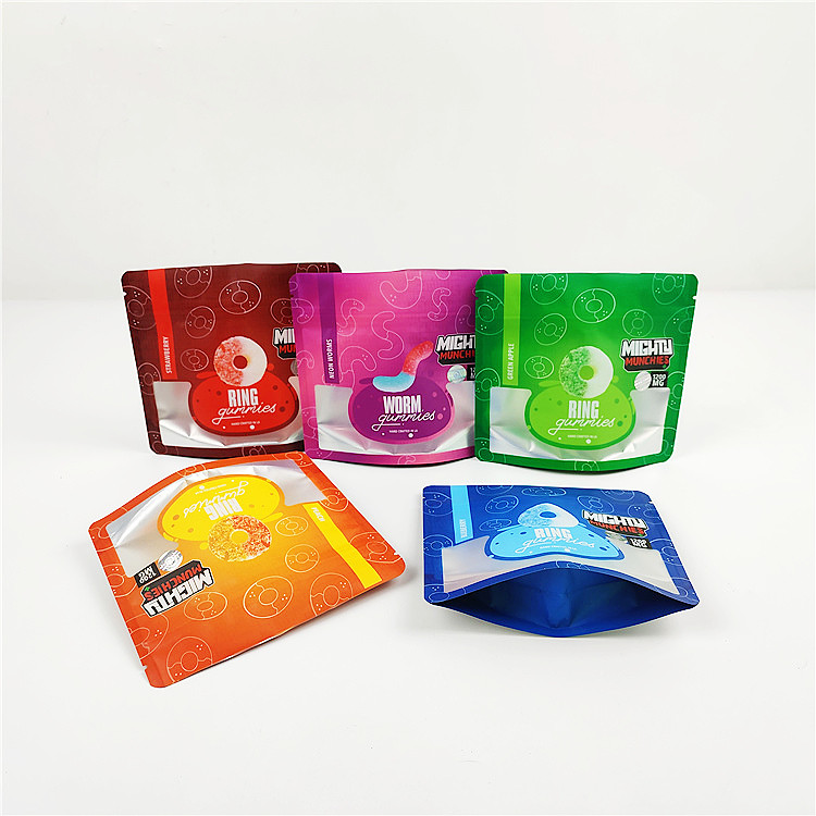 de Zakfsc van 28g 80mic 1/4oz CMYK Mylar Verpakkende Steencbd Mylar Zak