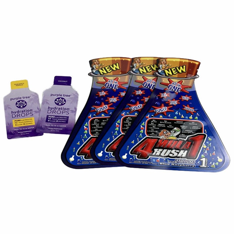 Het digitale van de Vorm Kleine Plastic Vlakke Zakken CBD van de Drukdouane van de het Suikergoedsnack Kleverige Sachet van de de ZakPindakaas