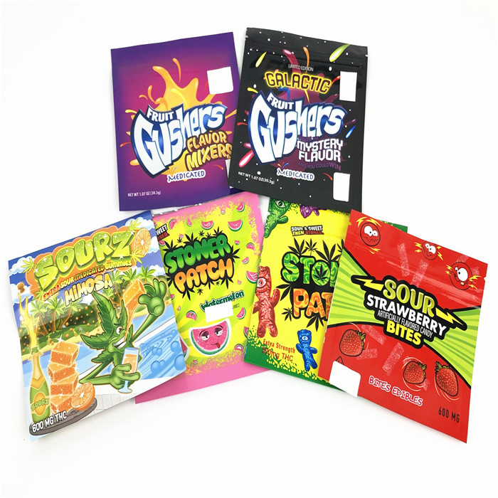 De Zak die van de steencmyk 100mic Mylar Folie de Verpakkende Zak van VMPET verpakken CBD