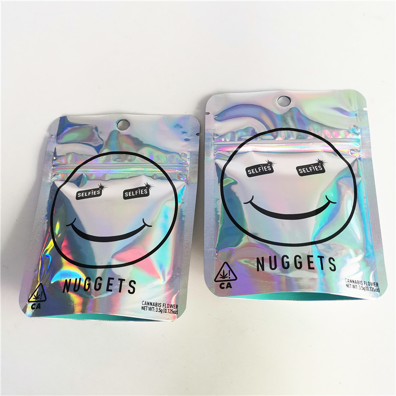 de Kruidenwierook die van 3.5g Cbd de Ritssluitingszak verpakken van Matte Glossy 12C VMPET Cbd