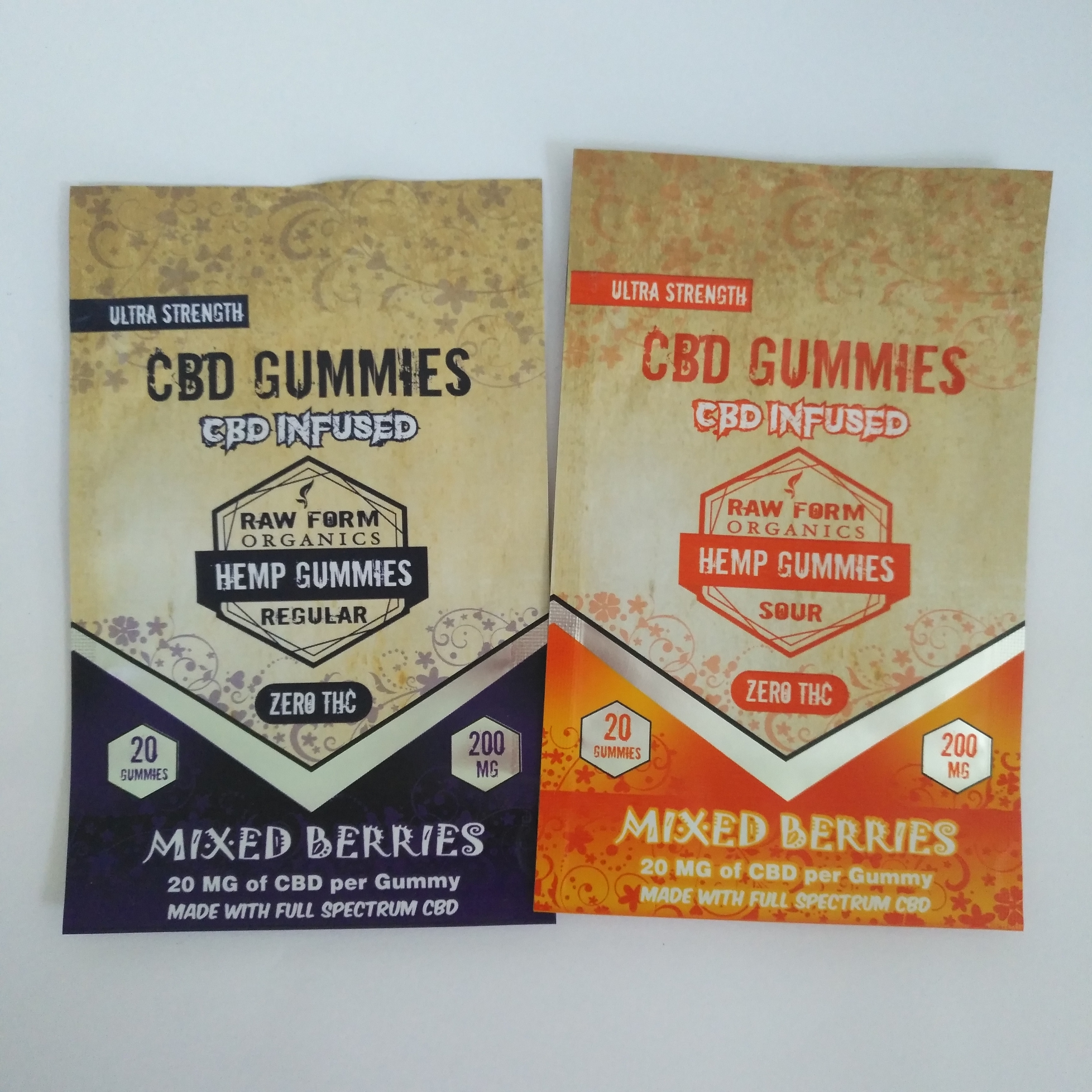 van het de Zaksuikergoed van 150mg THC CBD Sugar Doypack Candies Gummies Packaging de Verpakkende Zak van Gummies