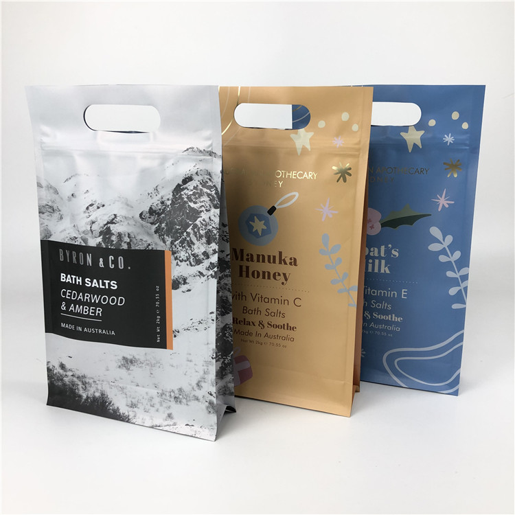 De vlakke van de het Voedselrang van de Bodemritssluiting Vlakke de Bodemzakken met Handvat voor Lichaam schrobben Verpakking