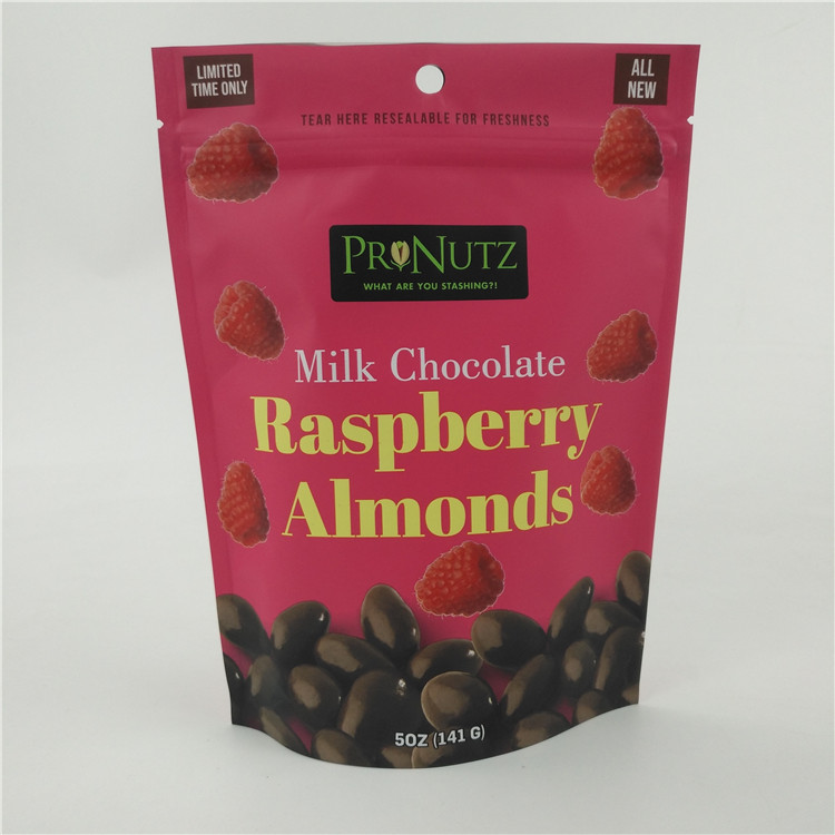 Eetbare de Plastic Zakhitte van VMPET CMYK - de verzegelde Spaanders 1.2C van Chocoladenoten