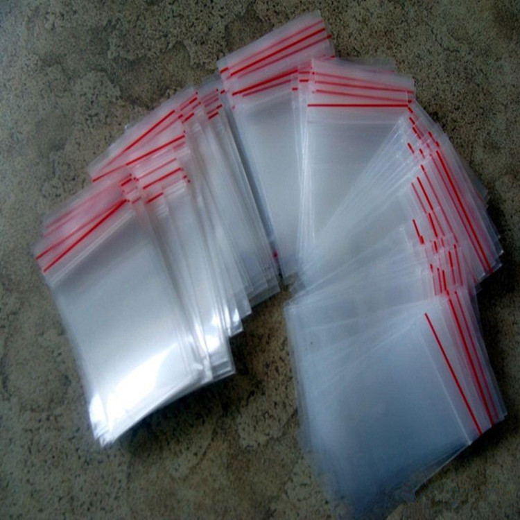 Kleine Transparante Plastic Zakken die met Ritssluiting voor Oorringspakket verpakken