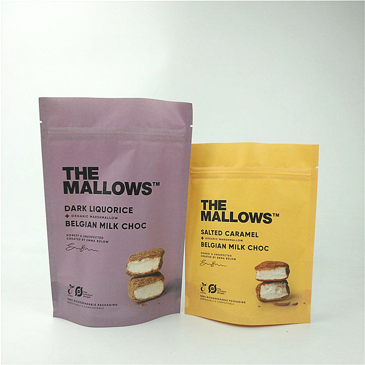 Het Document van Kraftpapier van de snacksmelkchocola Tribune op Zak Gelamineerde MOPP-HUISDIERENpe