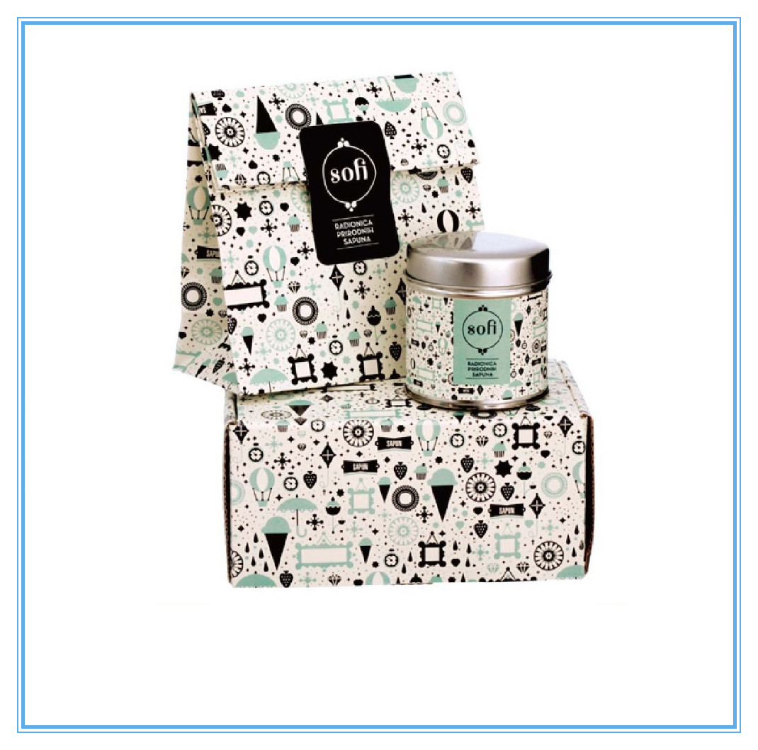 Manier Vouwbare Document Vakje Verpakking voor Zeep/Juwelen met Deksel