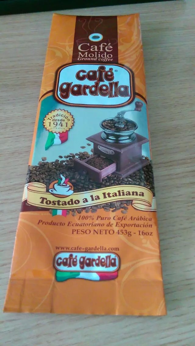 De douane drukte Plastic Zakken die, de Boon van de Ritssluitingskoffie Verpakking verpakken