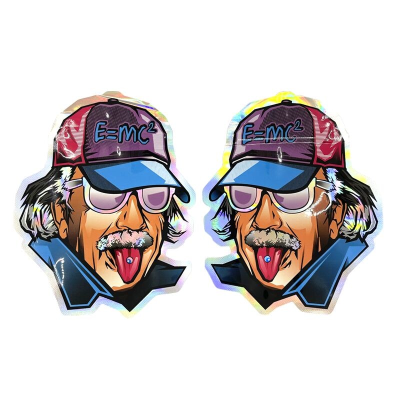 De zachte die Folie Mini Pouches Die Cut Round van Aanrakingsmylar met Ritssluiting wordt gevormd