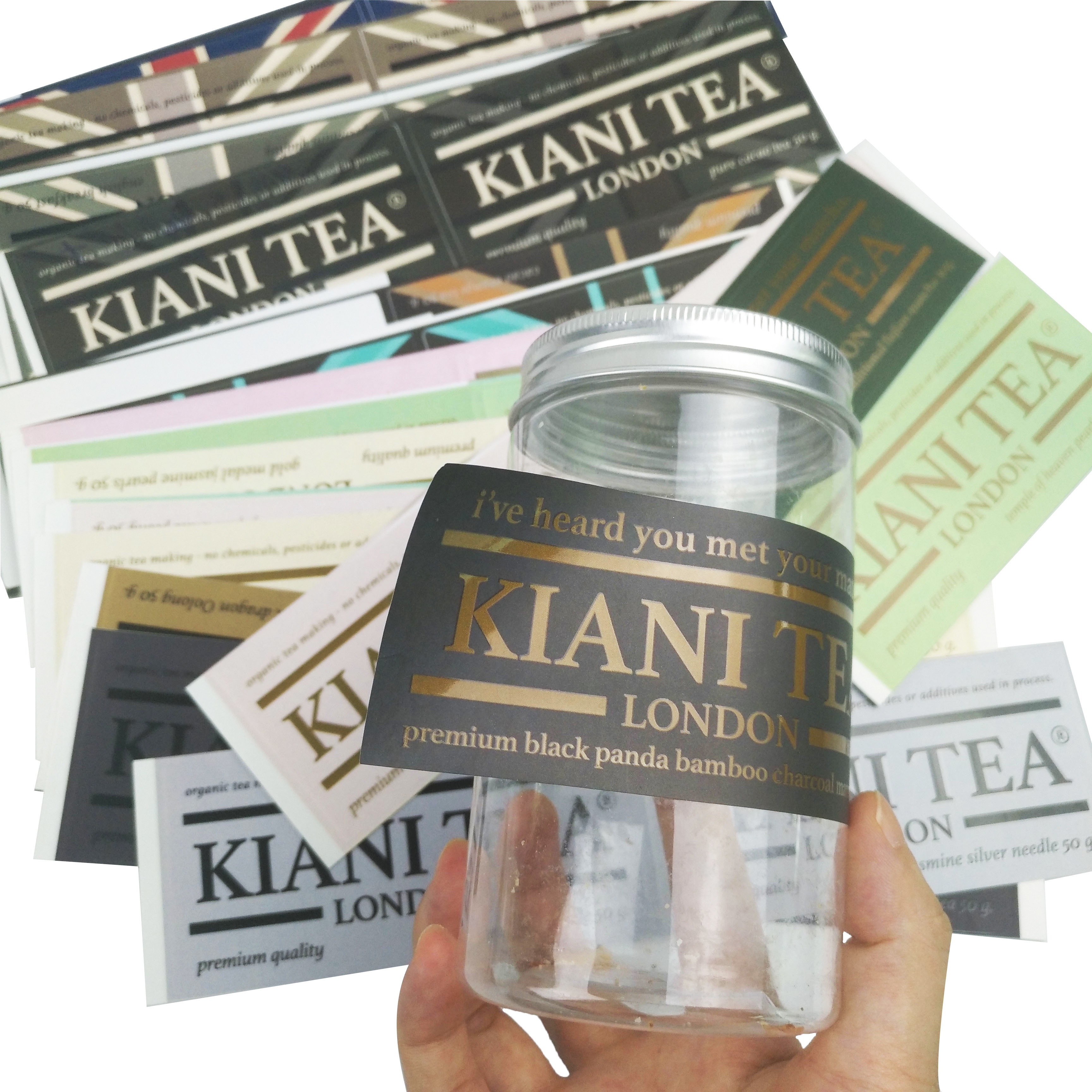 De unieke Aangepaste Zelfklevende Waterdichte van de het Waterfles van StickerVoedingsmiddelen Douane Logo Printed Labels Sticker