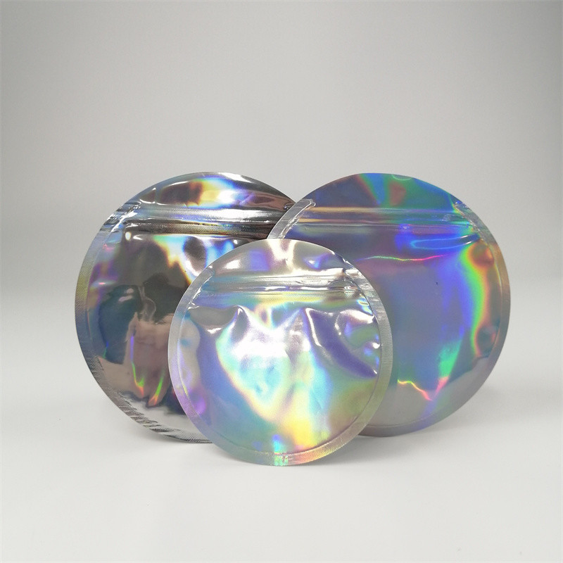 De aangepaste Druk Eetbare Ronde vormde Plastic Zakken die 3.5g 7g verpakken