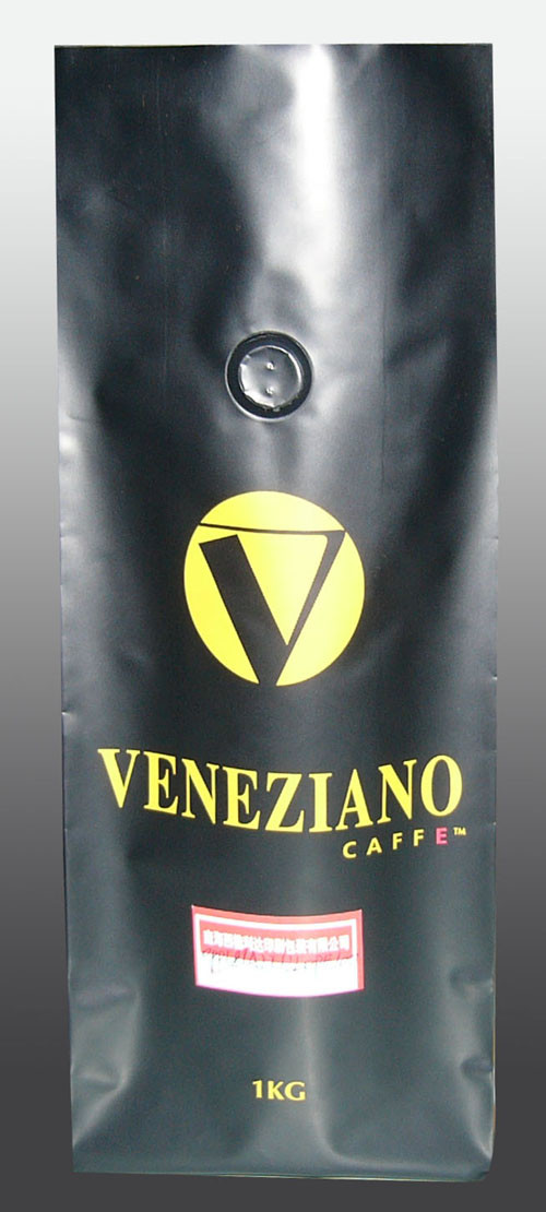 De zilverachtige Vacuümverbindingstheezakjes die Steen verpakken beëindigen omhoog Tribune met het Ontgassen van Klep