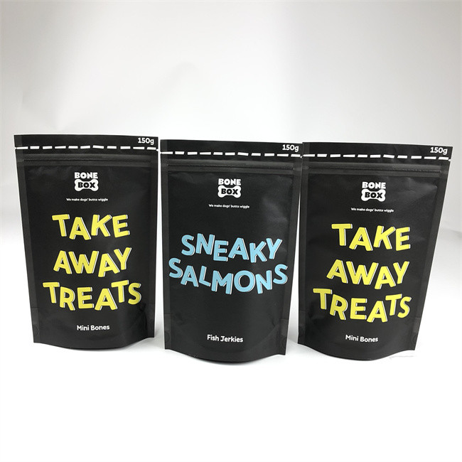 CMYK drukte Plastic Zakken die Kraftpapier-Document Hondevoerzak verpakken