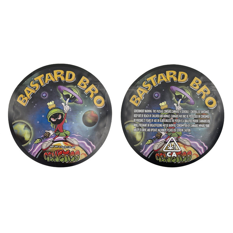 De gemengde de Matrijzenbesnoeiing van Cirkeledibles gaf Mylar-Folie de Geurbewijs 3.5g van de Verpakkingszak gestalte