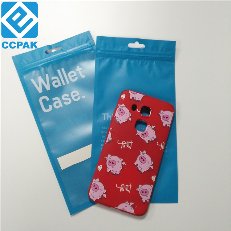 Ziet de Berijpte Vlakte van ladersgegevens Kabel door Toebehoren van de Zak de Mobiele Telefoon met Hanghole