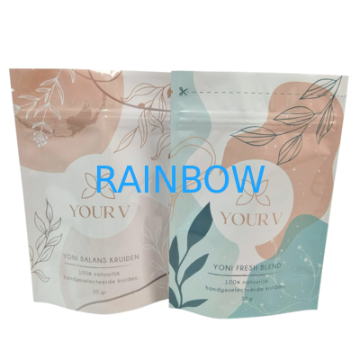 Op maat gemaakte biologisch afbreekbare Mylar zakken voor badzout 4OZ 5OZ Stand-up pouch
