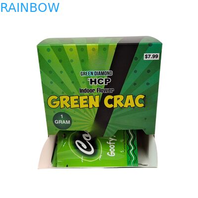 Op maat gemaakte papieren dozen voor voor snackkoekjes Energy Bar Cosmetische snoeppakket Kraft Retail Karton Teller Display Box