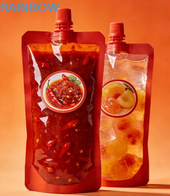 Lekvrij Tuit Pouch150ml 200ml 300ml Doypack Food Grade Chilisaus Jelly Sap Babyvoeding Zak Stand Up Tuit Pouch