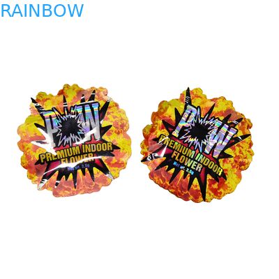 Custom Holographic Smell Proof Child Proof Mylar Bags met opnieuw sluitbare rits voor snackverpakkingen