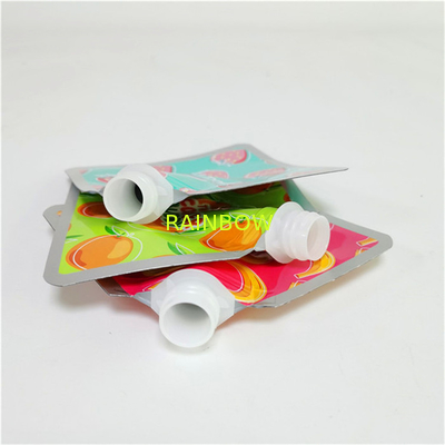Beapak Opnieuw te gebruiken Tribune op Plastic Douane Vloeibaar Fruit Juice Drink Packaging Spout Pouch